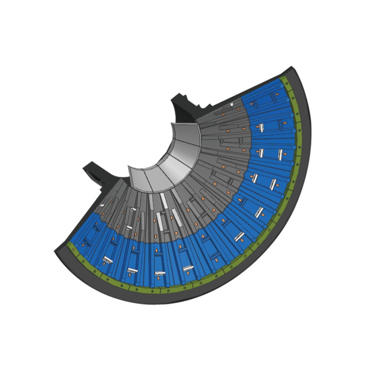 BM FE/DE Head Liners 16 BM端盖衬板